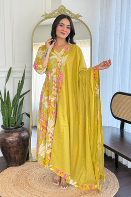 Gulmohar Anarkali Suit Set