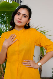 Marigold Glow Cotton Co-ord Set