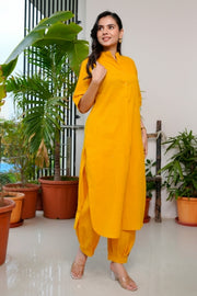 Marigold Glow Cotton Co-ord Set