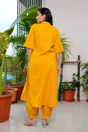 Marigold Glow Cotton Co-ord Set