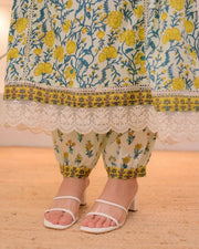 Lemon Bloom Printed Kurta Set