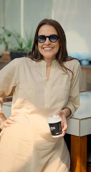 Ivory Relaxed Fit Cotton Co-ord Set