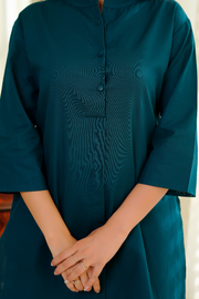 Sunday Paper Co-ord Set in Quiet Teal