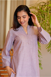 Lavender Mist Cotton Relaxed Co-ord Set