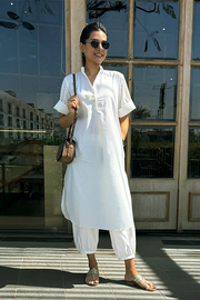 Butter Toast Kurta Co-Ord Set in Ivory