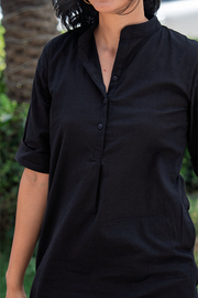 Butter Toast Kurta Co-Ord Set in Black