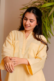 Buttercream Cotton Relaxed Co-ord Set