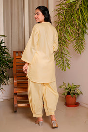 Buttercream Cotton Relaxed Co-ord Set