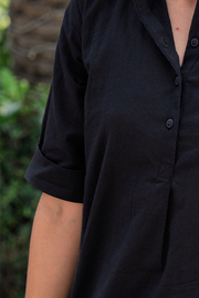 Butter Toast Kurta Co-Ord Set in Black