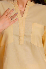 Buttercream Cotton Relaxed Co-ord Set
