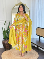 Gulmohar Anarkali Suit Set