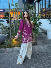Rang-E-Malka Embroidered Suit Set