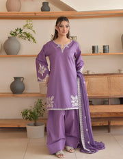 Rumi Embroidered Farshi Salwar Set