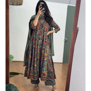 Stylish Cotton Anarkali Suit